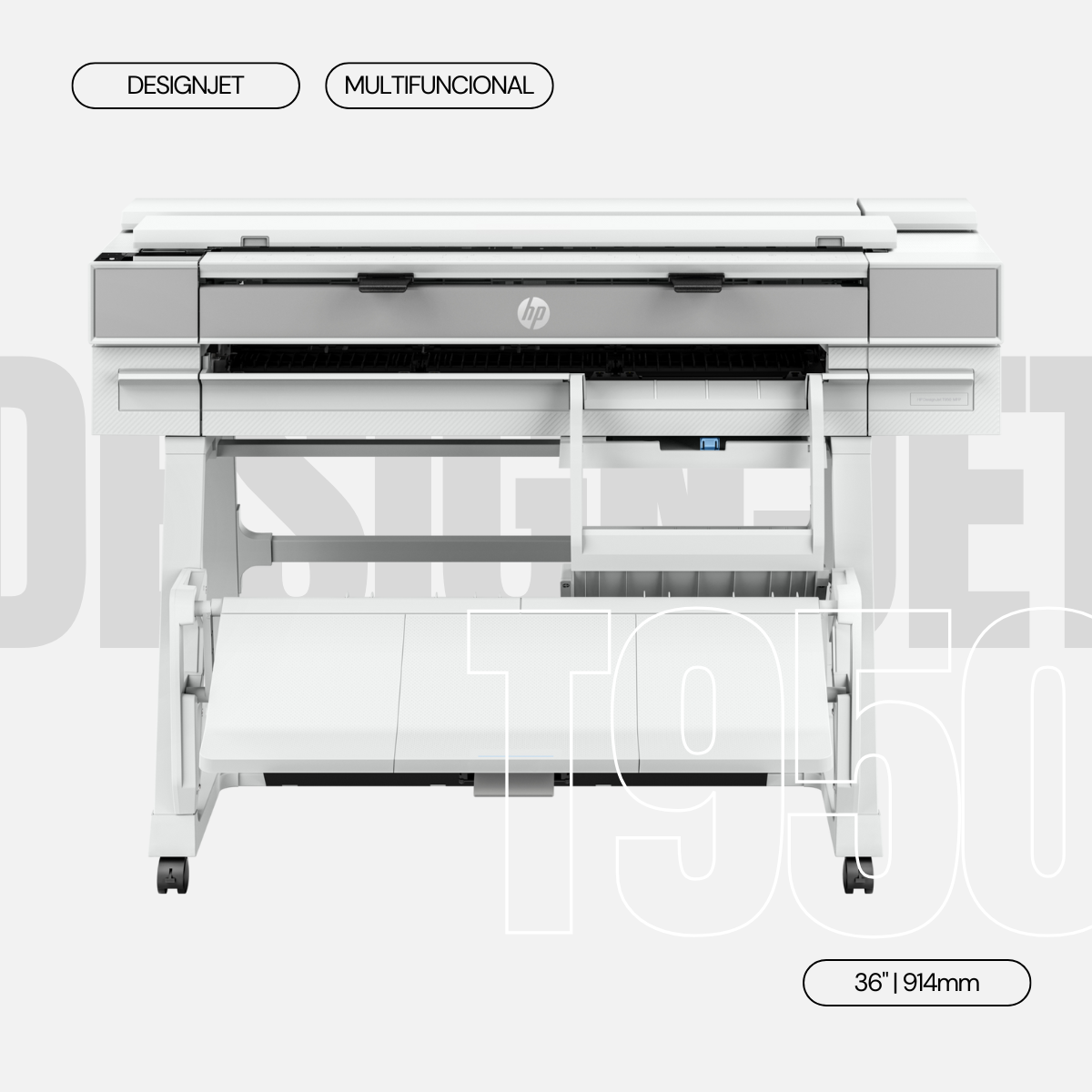 2Y9H3A - IMPRESSORA MULTIFUNCIONAL PLOTTER HP T950 DESIGNJET 36"