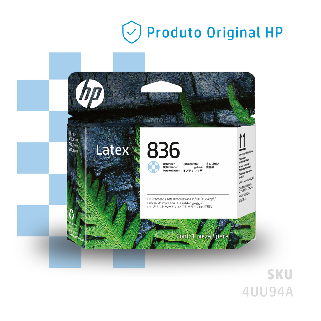 4UU94A - CABEÇA DE IMPRESSÃO HP LÁTEX 836 OTIMIZADOR