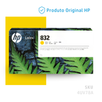 4UV78A - CARTUCHO DE TINTA HP LÁTEX 832 AMARELO 1 LITRO