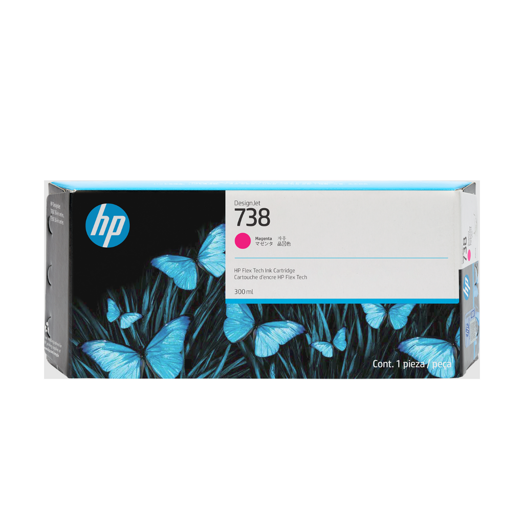676M7A - CARTUCHO DE TINTA PLOTTER DESIGNJET HP 738 MAGENTA 300ML