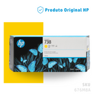 676M8A - CARTUCHO DE TINTA PLOTTER DESIGNJET HP 738 AMARELO 300ML
