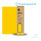 7FN96A - CARTUCHO TINTA PLOTTER HP V87XL AMARELO GARRAFA 500ML
