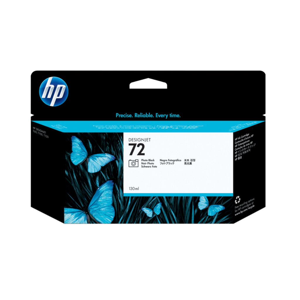 C9370AB - CARTUCHO DE TINTA PLOTTER DESIGNJET HP 72 PRETO FOTOGRÁFICO 130ML