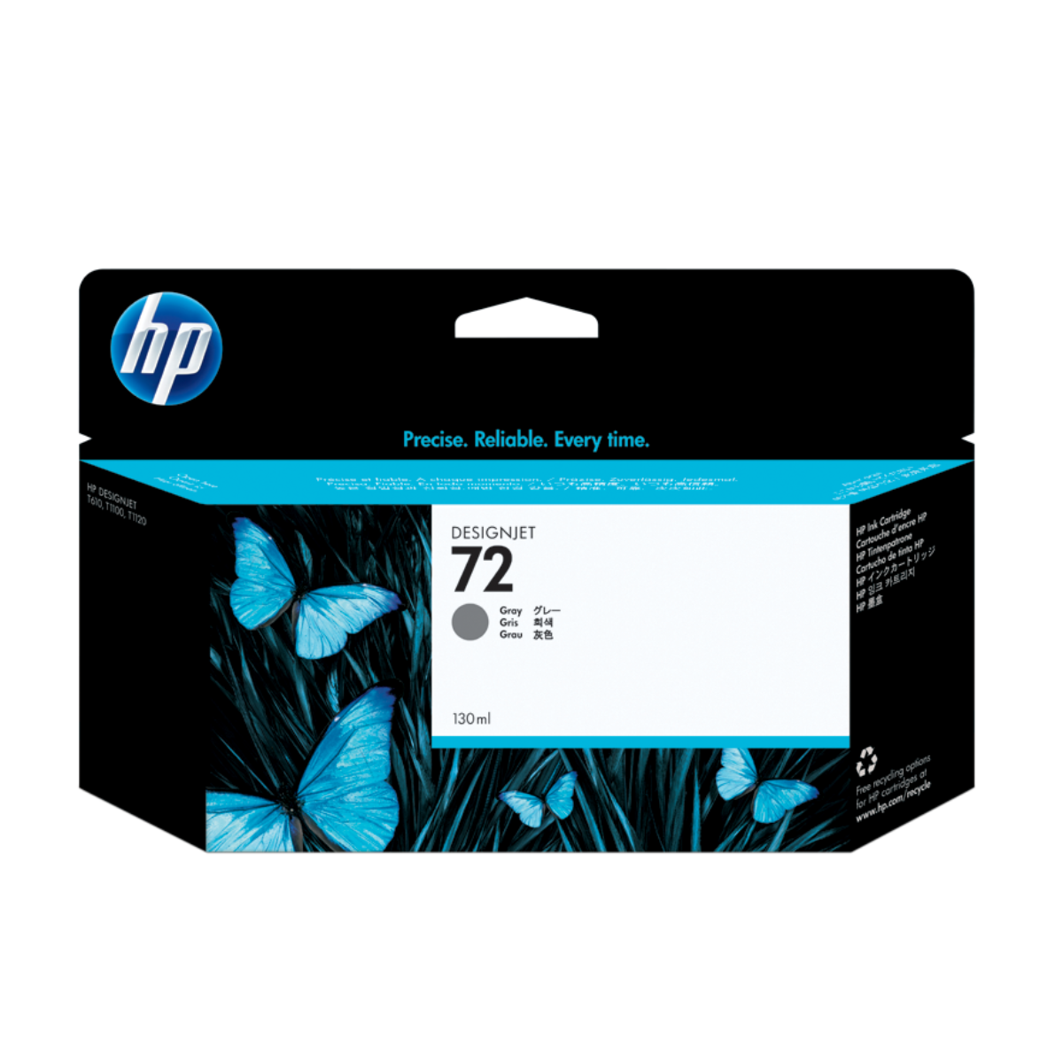 C9374AB - CARTUCHO DE TINTA PLOTTER DESIGNJET HP 72 CINZA 130ML