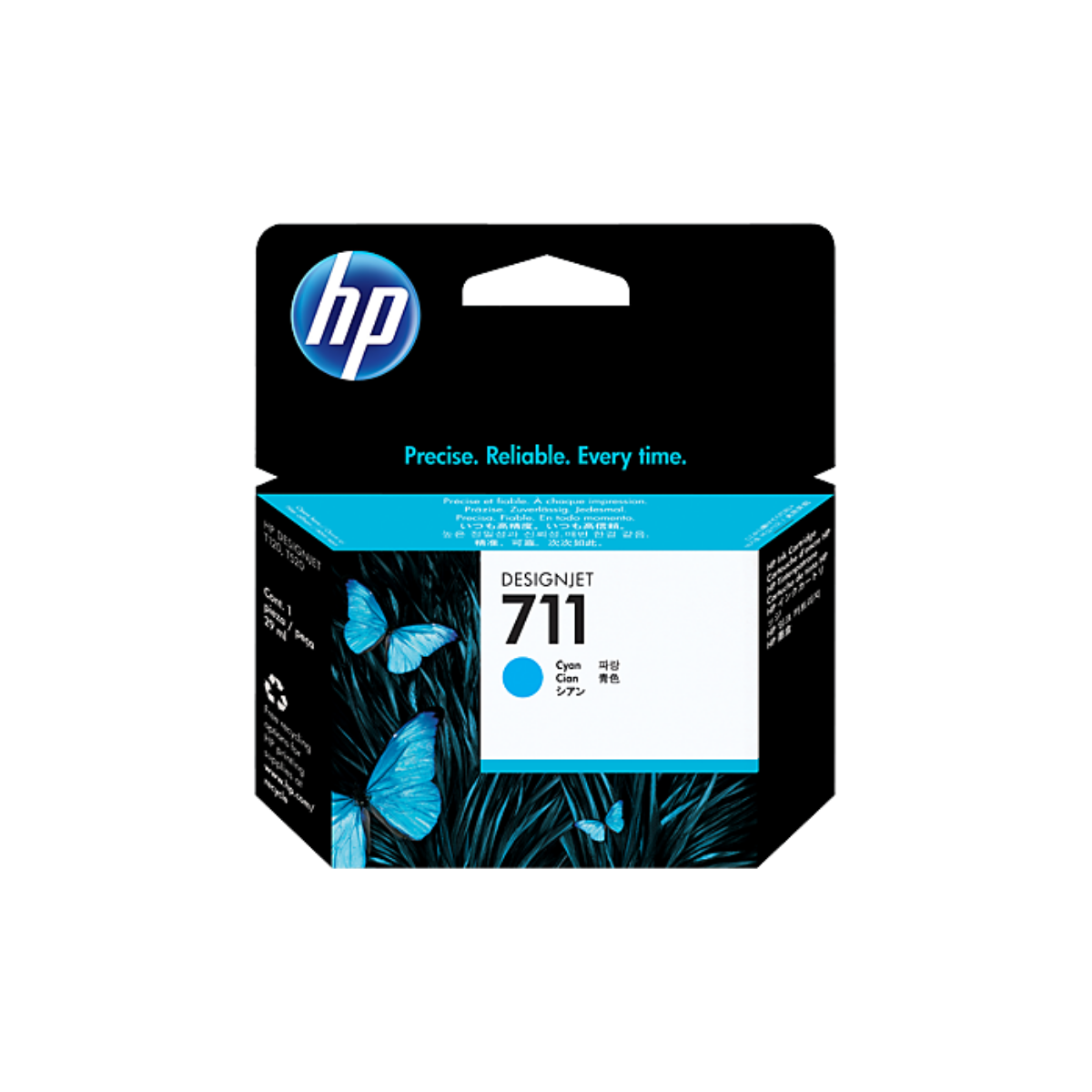CZ130AB - CARTUCHO DE TINTA PLOTTER DESIGNJET HP 711 CIANO 29ML
