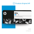 CZ683A - CARTUCHO DE TINTA HP LÁTEX 831A CIANO 775ML