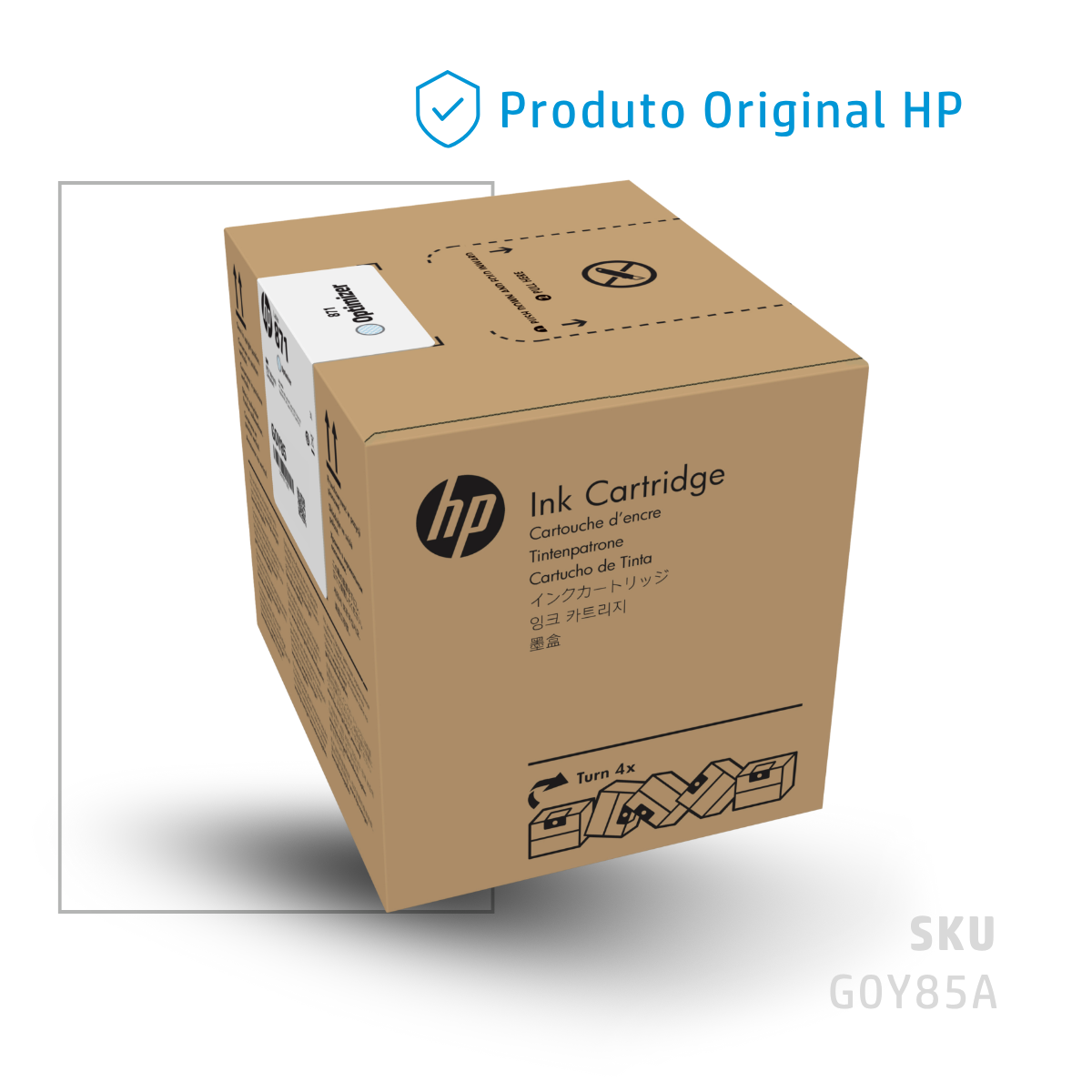 G0Y85A - CARTUCHO DE TINTA HP LÁTEX 871 OTIMIZADOR 3 LITROS