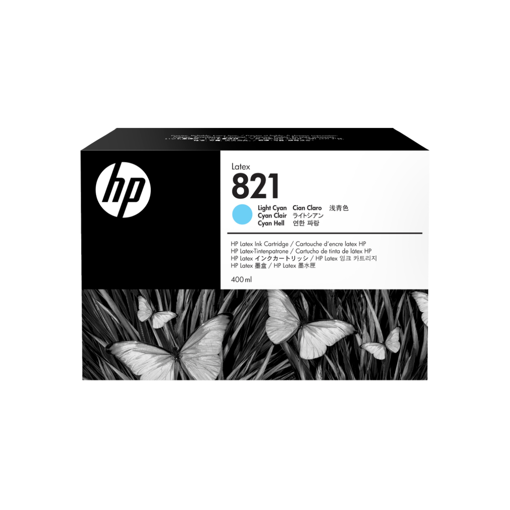 G0Y90A - CARTUCHO DE TINTA HP LÁTEX 821 CIANO CLARO 400ML