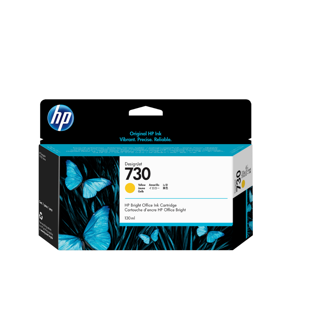 P2V64A - CARTUCHO DE TINTA PLOTTER DESIGNJET HP 730 AMARELO 130ML