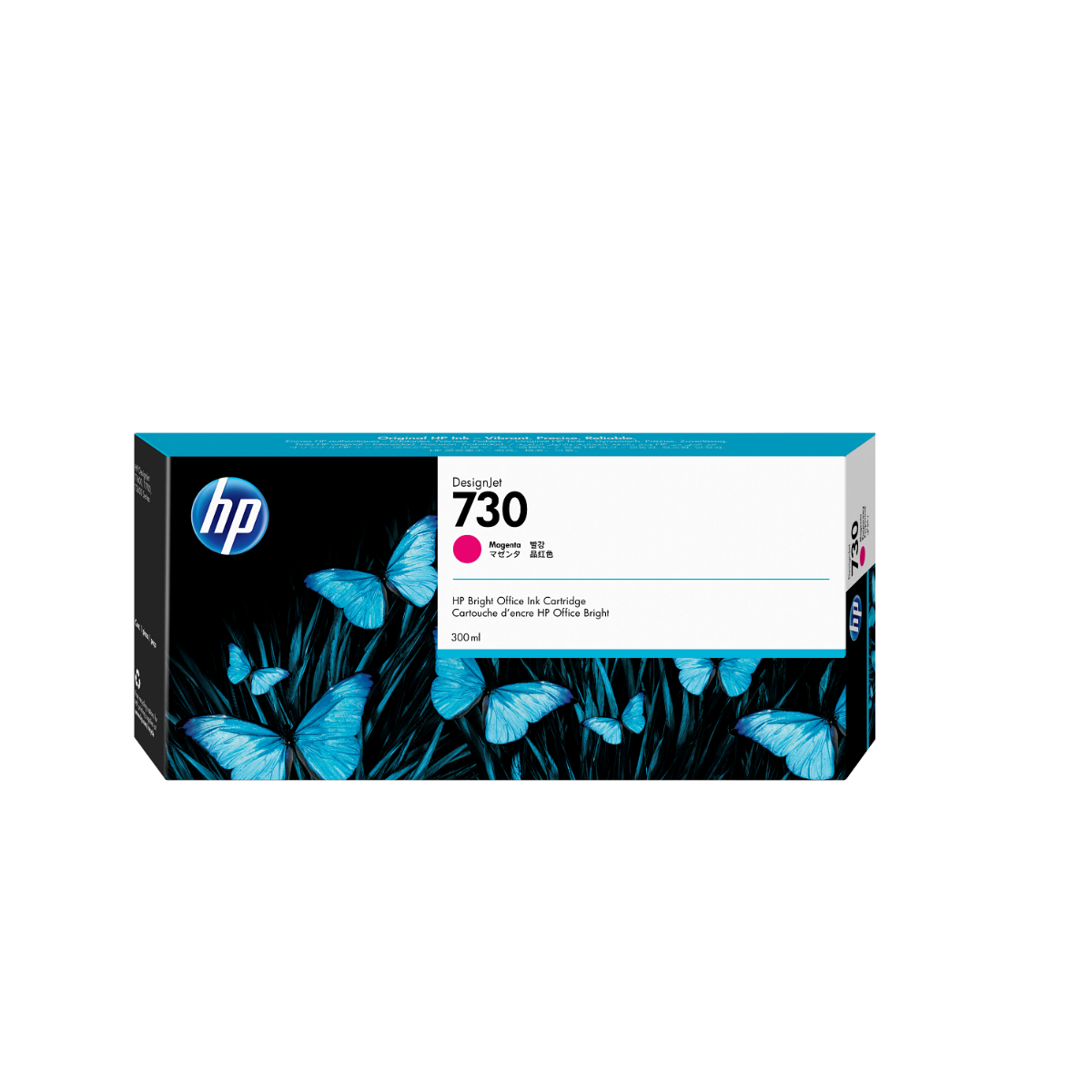 P2V69A - CARTUCHO DE TINTA PLOTTER DESIGNJET HP 730 MAGENTA 300ML