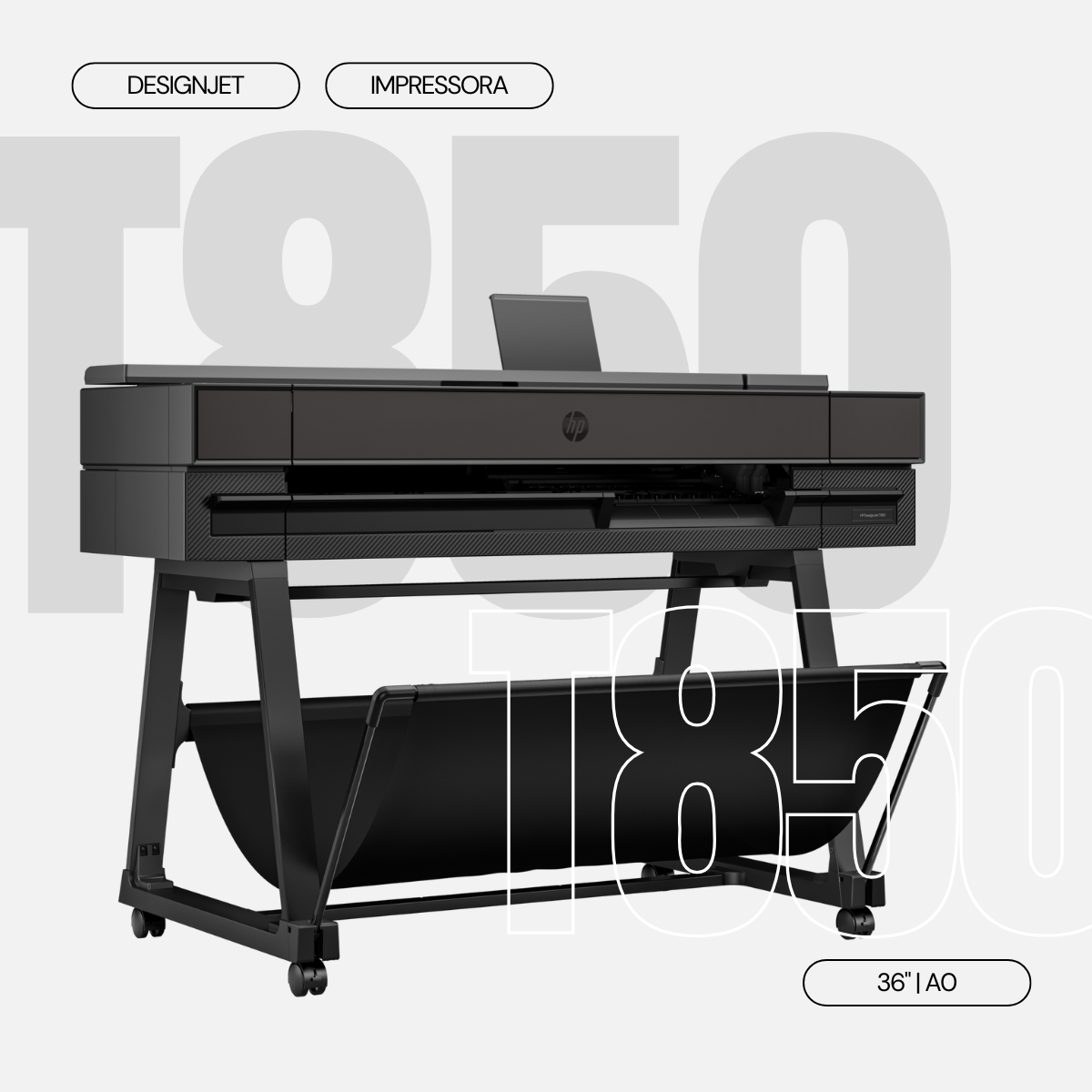 IMPRESSORA PLOTTER HP T850 DESIGNJET 36"